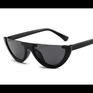 Half Frame Rimless Sunglasses